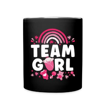 Gender Reveal Babygirl Baby Shower - Tasse einfarbig - Schwarz - Vorne