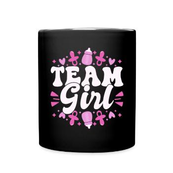 Gender Reveal Babygirl Baby Shower - Tasse einfarbig - Schwarz - Vorne