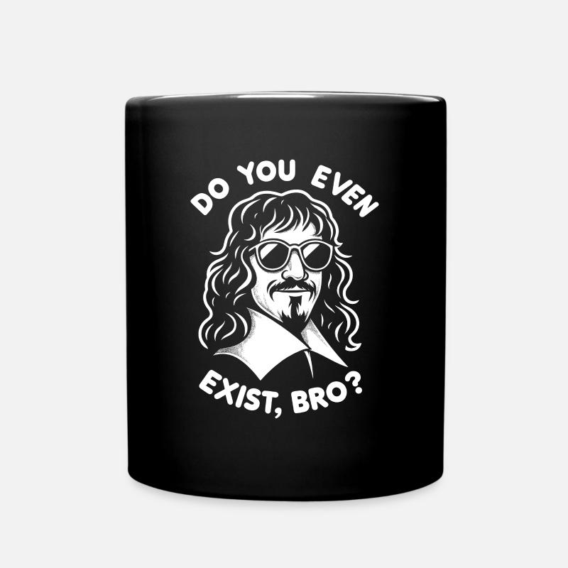 Philosophe Descartes Le dessein pour une philosophie - Mug uni - noir