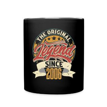 18ème anniversaire 2006 millésime millésime - Mug uni - noir - Devant