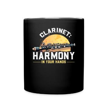 Clarinettes Instrument de musique Musicien Clarinettiste - Mug uni - noir - Devant