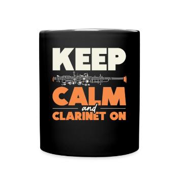 Clarinettes Instrument de musique Musicien Clarinettiste - Mug uni - noir - Devant