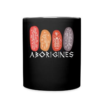 Aboriginal - Full Colour Mug - black - Front