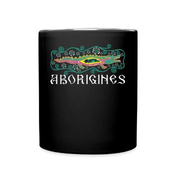 Aboriginal - Full Colour Mug - black - Front