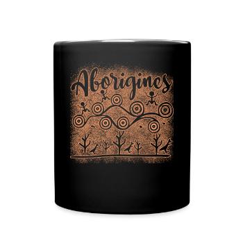 Aboriginal - Full Colour Mug - black - Front
