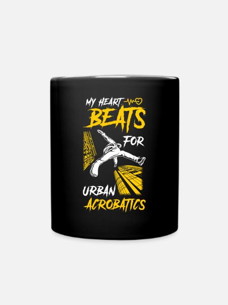 Urban Parkour Athlète Freerunning - Mug uni - noir