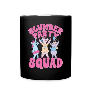 Sleepover Party Pajamas Slumber Party - Full Colour Mug - black - Front
