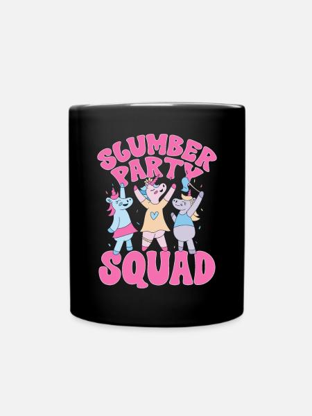 Soirée pyjama pyjama soirée pyjama - Mug uni - noir