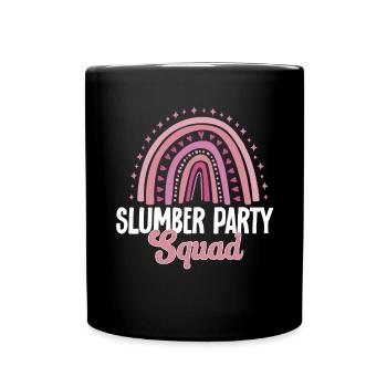 Sleepover Party Pajamas Slumber Party - Full Colour Mug - black - Front