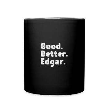 Bon mieux Edgar - Mug uni - noir - Devant