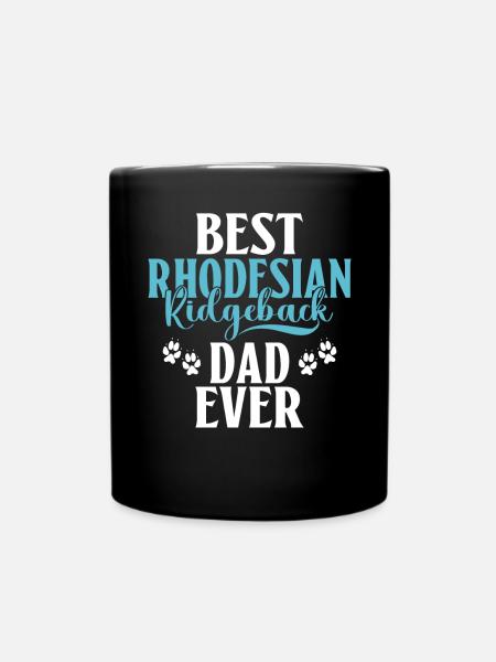 Rhodesian Ridgeback Gifts - Tasse einfarbig - Schwarz