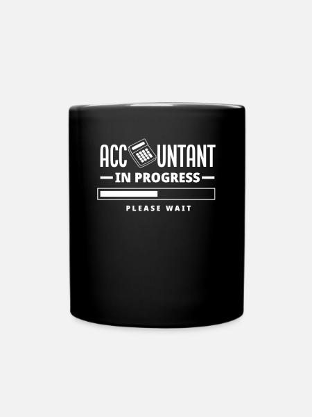 Lustiges Steuerberater Buchhalter Geschenk - Tasse einfarbig - Schwarz