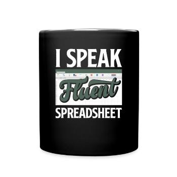 Funny Tax Advisor Accountant Gift - Full Colour Mug - black - Front
