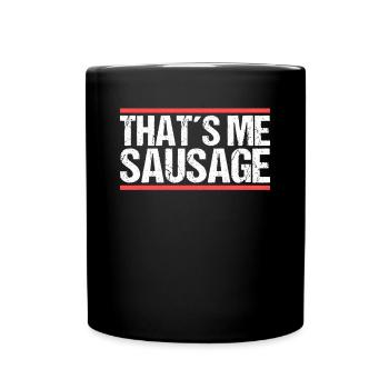 That ́s me sausage. Denglish - Full Colour Mug - black - Front
