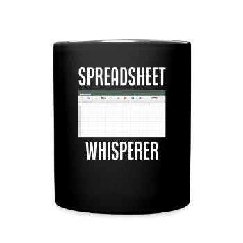 Lustiges Steuerberater Buchhalter Geschenk - Tasse einfarbig - Schwarz - Vorne