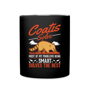 Coati Gift Coati Proboscis Bear - Full Colour Mug - black - Front