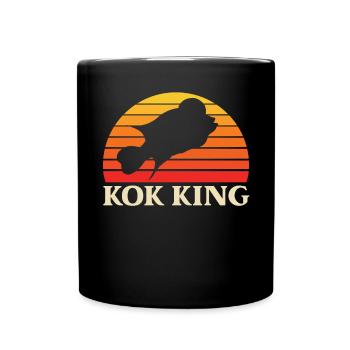 Flowerhorn Fish Lover Poisson d’aquarium d’eau douce - Mug uni - noir - Devant