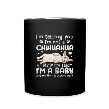 Chihuahua - Full Colour Mug - black - Front