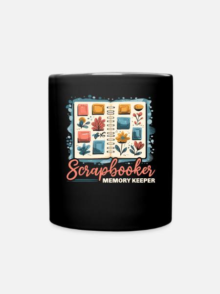 Scrapbooking Scrapbook Papier Crafting Scrapbooker - Mok uni - zwart