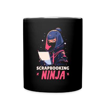 Scrapbooking Scrapbook Paper Crafting Scrapbooker - Full Colour Mug - black - Front