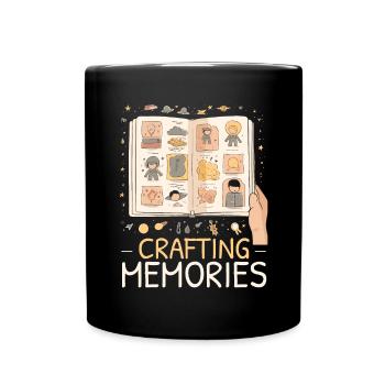 Scrapbooking Scrapbook Paper Crafting Scrapbooker - Full Colour Mug - black - Front
