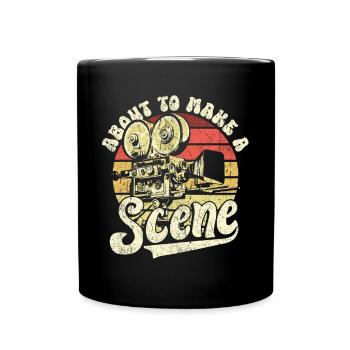 Filmemacher, Kamera, Regie, Produzent, Design - Tasse einfarbig - Schwarz - Vorne