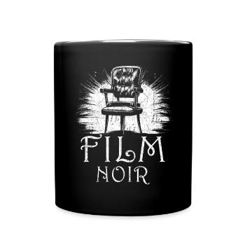 Classic Film Noir Inspired Designer Artwork - Full Colour Mug - black - Front
