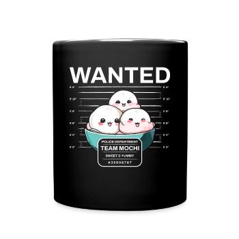 Glace Kawaii Mochi Dessert Japonais Japon - Mug uni - noir - Devant