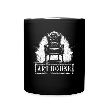 Art House Enthusiast Cinematic Movie Fan - Full Colour Mug - black - Front
