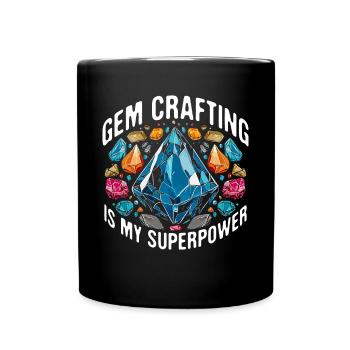 Lapidary Artists Gem Crafting Lapidist - Full Colour Mug - black - Front