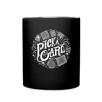 Choisissez une carte - cadeau magique pour les magiciens - Mug uni - noir - Devant