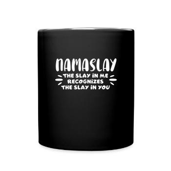 Méditation méditer Zen Yoga cadeau - Mug uni - noir - Devant