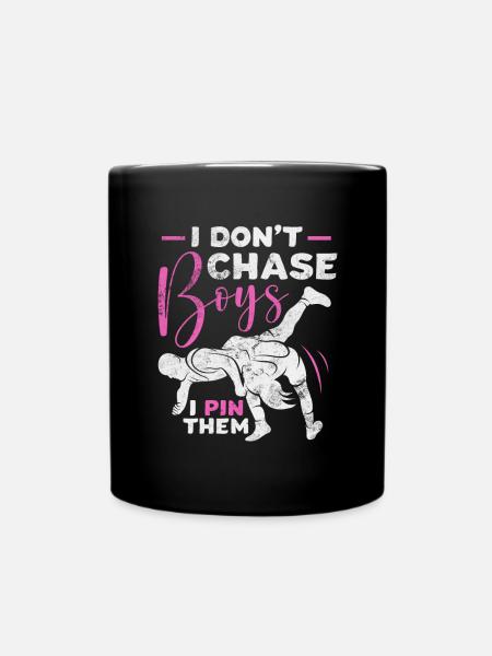 Wrestling - Tasse einfarbig - Schwarz