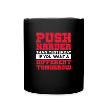 Bodybuilder Body Building Fitness Gym Gift - Full Colour Mug - black - Front