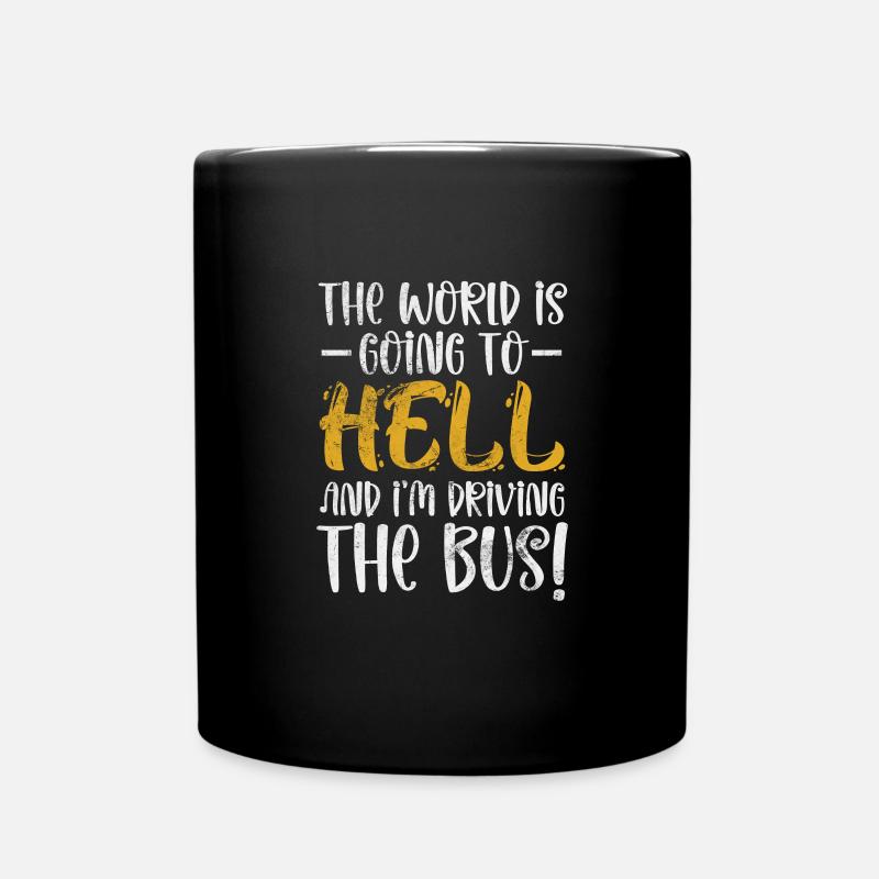 Busfahrer - Tasse einfarbig - Schwarz