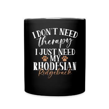 Rhodesian Ridgeback Gifts - Full Colour Mug - black - Front