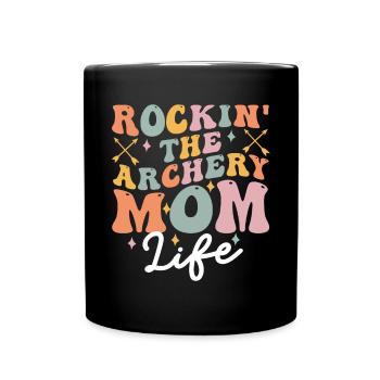 Groovy Archer - Full Colour Mug - black - Front