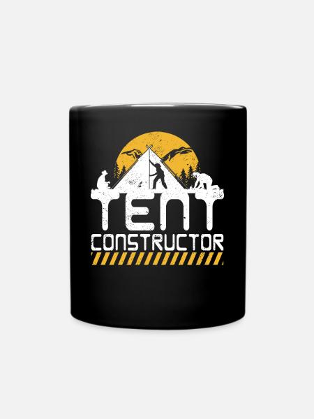 Constructeur de tentes - Mug uni - noir