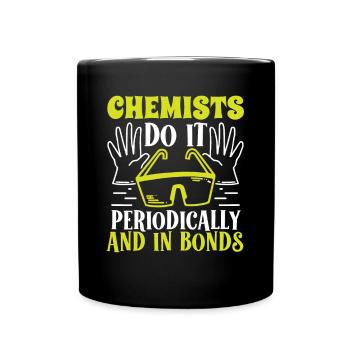 Chemist Do It Periodically Chemistry Chemical Technician - Full Colour Mug - black - Front