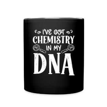 Chimiste Chimie Dans Mon ADN Chimie Technicien Chimiste - Mug uni - noir - Devant