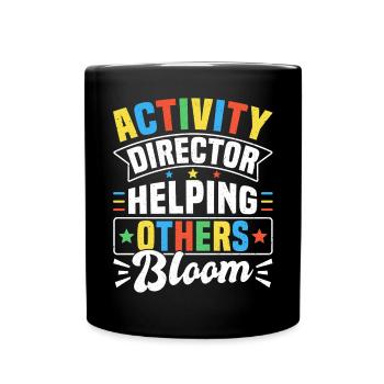 Awesome Activity Director - Tasse einfarbig - Schwarz - Vorne