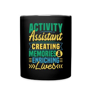 Activity Assistant Appreciation - Tasse einfarbig - Schwarz - Vorne