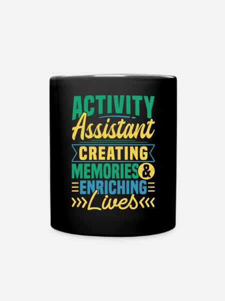Activity Assistant Appreciation - Tasse einfarbig - Schwarz