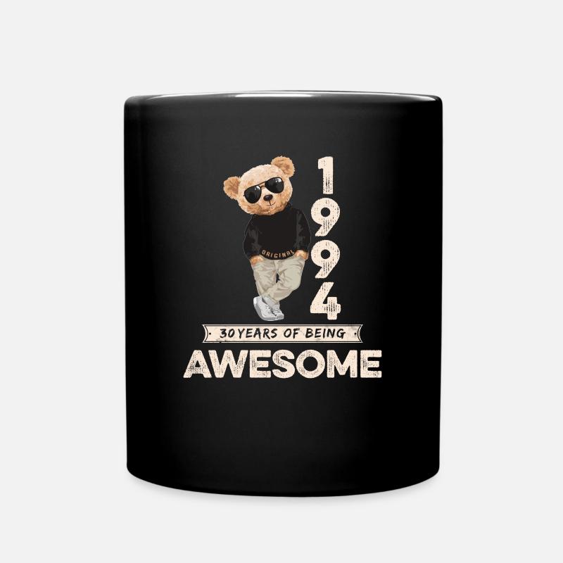 1994 Geburtstag Teddy Bär Being Awesome Orignal - Tasse einfarbig - Schwarz
