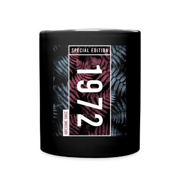 Special Edition 1972 Birthday Urban Graphic - Full Colour Mug - black - Front