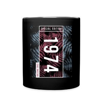 Special Edition 1974 Birthday Urban Graphic - Full Colour Mug - black - Front