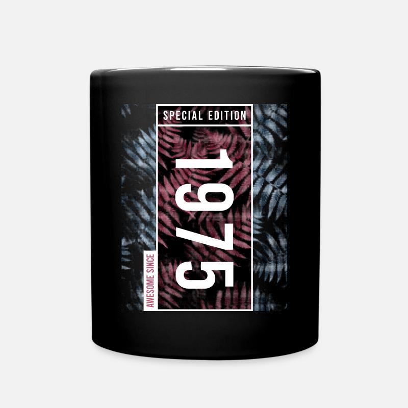 Special Edition 1975 Geburtstag Urban Graphic - Tasse einfarbig - Schwarz