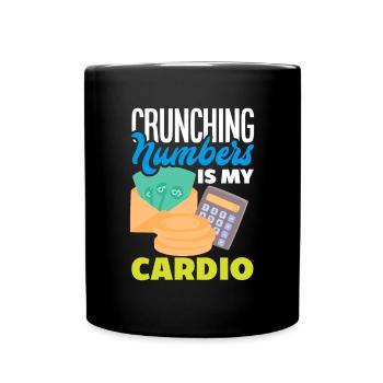 Lustiges Steuerberater Buchhalter Geschenk - Tasse einfarbig - Schwarz - Vorne