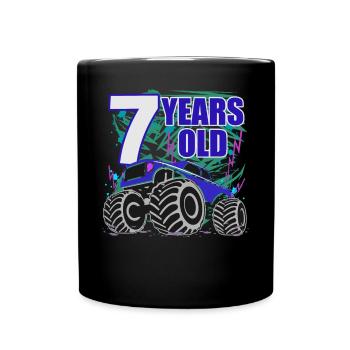 7e anniversaire Monster Truck Hit - Mug uni - noir - Devant