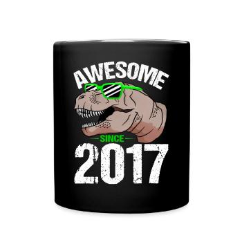 T-Rex Legende Seit 2017 Partyhit - Tasse einfarbig - Schwarz - Vorne